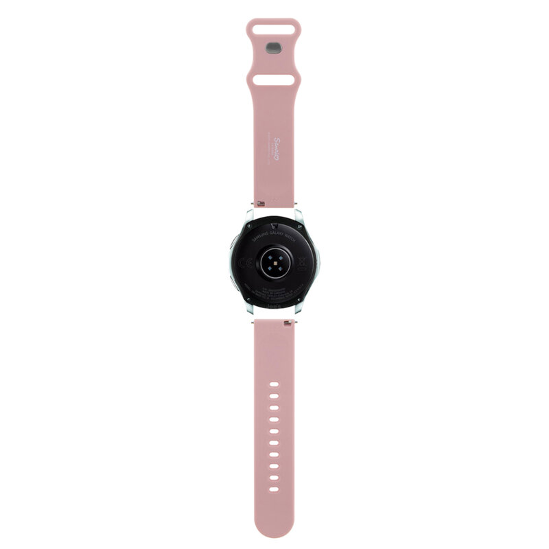 Curea Fossil Hybrid 22mm Hello Kitty Strap Silicone, roz