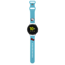 Curea Samsung Galaxy Watch Active Hello Kitty Strap Silicone, albastru