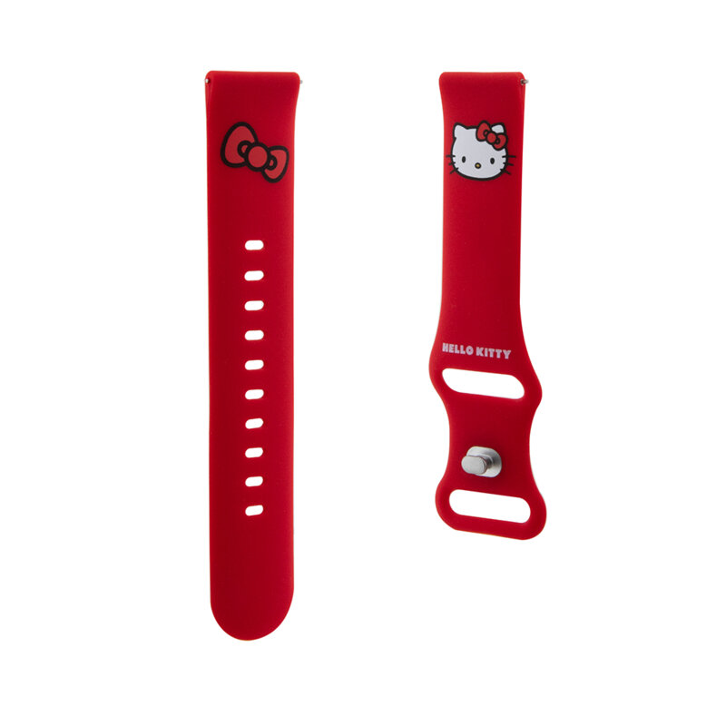 Curea Amazfit GTS 4 Hello Kitty Strap Silicone, rosu