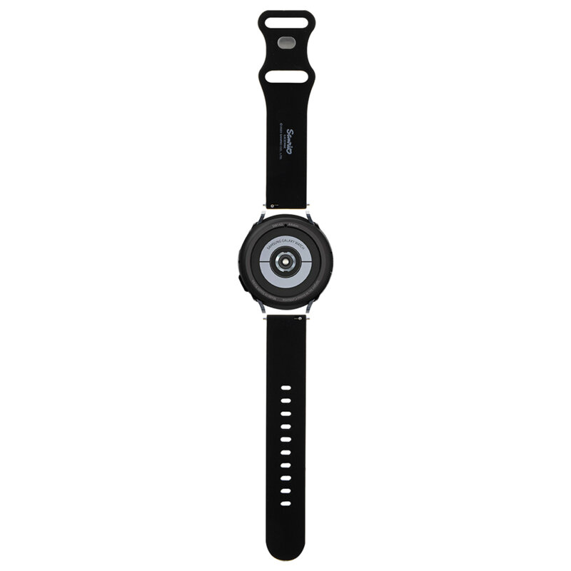 Curea Amazfit GTS 4 Hello Kitty Strap Silicone, negru