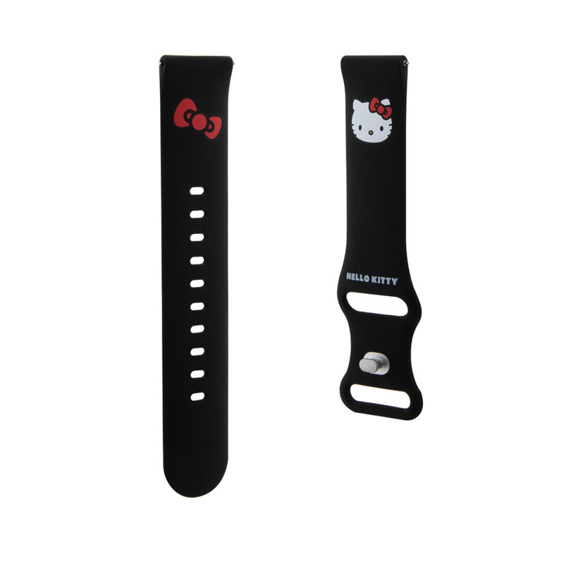 Curea Mobvoi TicWatch GTH Pro Hello Kitty Strap Silicone, negru