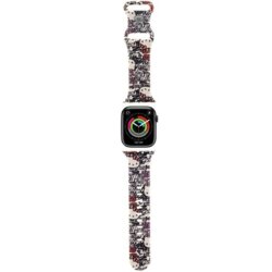 Curea Apple Watch 1 38mm Hello Kitty Strap Silicone Tags Graffiti, bej, HKAWMSDGPTE
