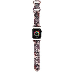 Curea Apple Watch 1 38mm Hello Kitty Strap Silicone Tags Graffiti, roz, HKAWMSDGPTP