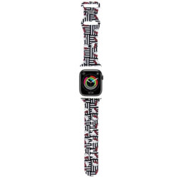 Curea Apple Watch 10 42mm Hello Kitty Strap Silicone, negru