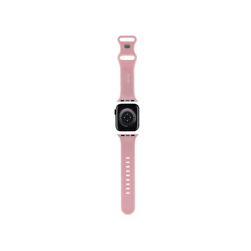 Curea Apple Watch 9 41mm Hello Kitty Strap Silicone, roz