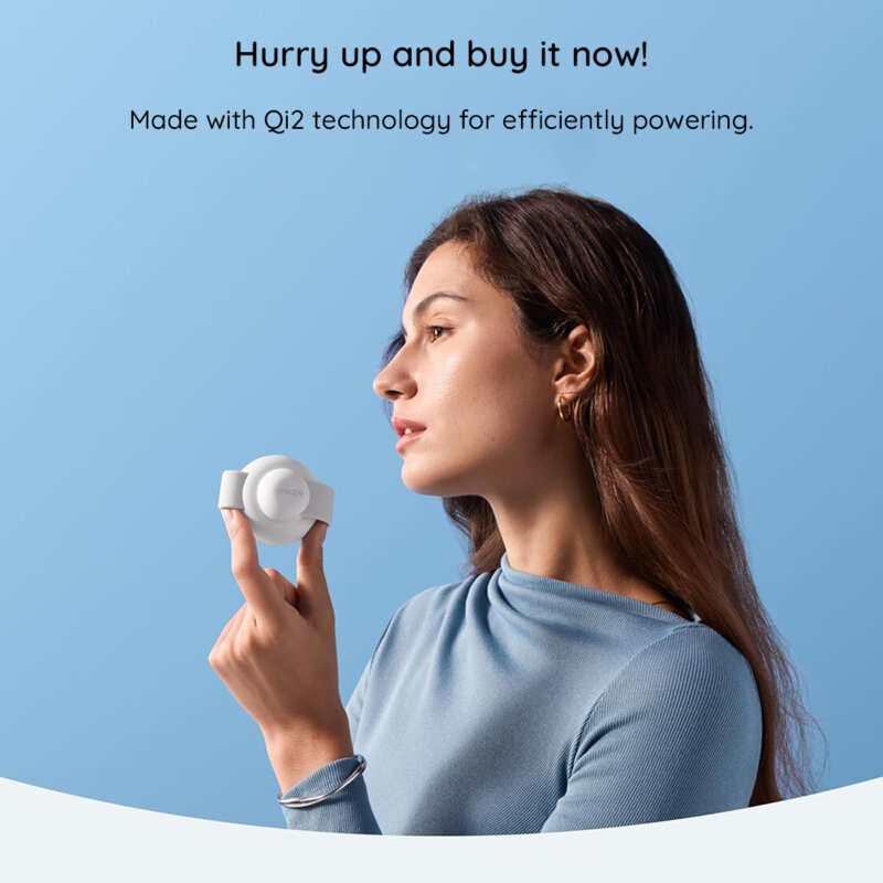 Incarcator wireless iPhone 3in1 Anker MagGo, pliabil, 15W, alb