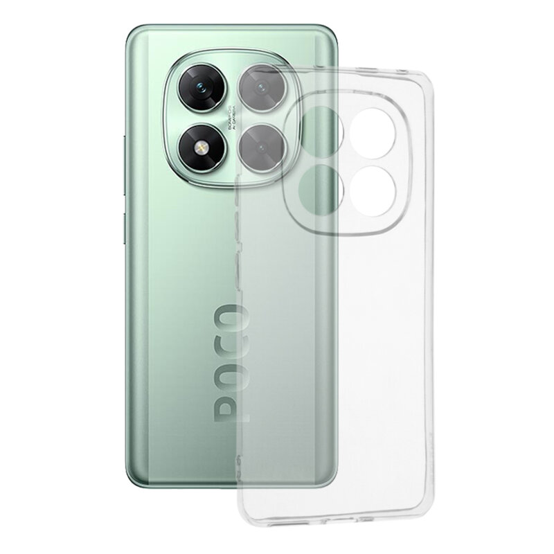 Husa Xiaomi Poco X7 Techsuit Clear Silicone, transparenta