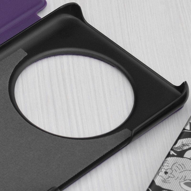 Husa Honor Magic7 Lite Eco Leather View flip tip carte, mov