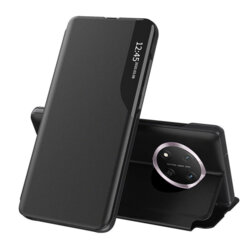 Husa Honor X9c Eco Leather View flip tip carte, negru