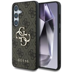 Husa originala Guess Samsung Galaxy S25 Plus Hardcase 4G Big Metal Logo, maro, GUHCS25M4GMGBR