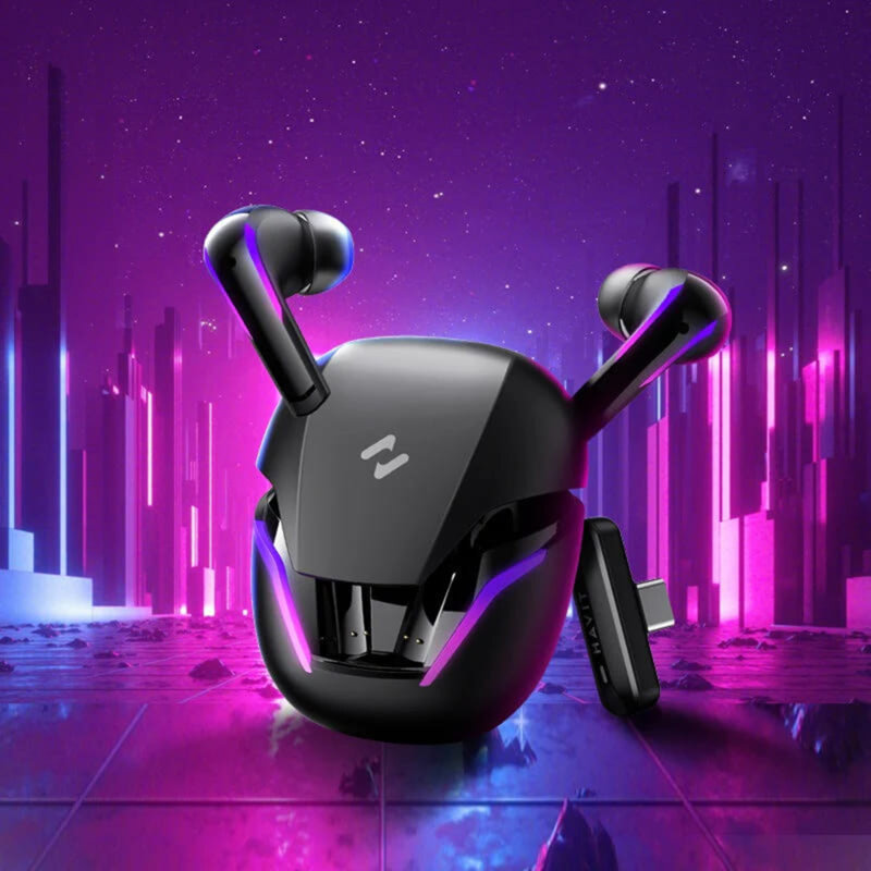 Casti gaming wireless, Bluetooth 5.3, RGB Havit TW970, negru