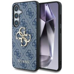 Husa originala Guess Samsung Galaxy S25 Hardcase 4G Big Logo, albastru, GUHCS25S4GMGBL