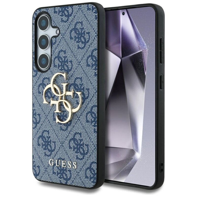Husa originala Guess Samsung Galaxy S25 Hardcase 4G Big Logo, albastru, GUHCS25S4GMGBL