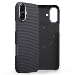 Husa iPhone 16 Edizard Air MagSafe Case, negru