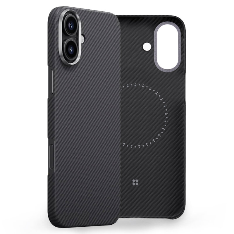 Husa iPhone 16 Edizard Air MagSafe Case, negru