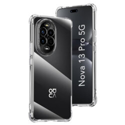 Husa Huawei nova 13 Pro Techsuit Shockproof Clear Silicone, transparenta