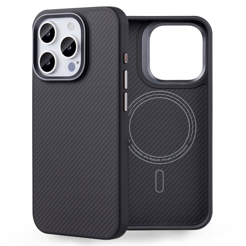 Husa iPhone 15 Pro Max Edizard Pro MagSafe Case, negru