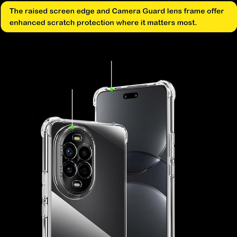 Husa Huawei nova 13 Techsuit Shockproof Clear Silicone, transparenta