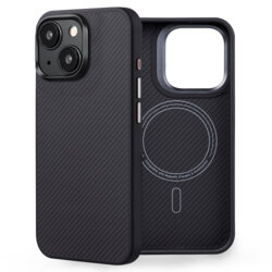 Husa iPhone 15 Plus Edizard Pro MagSafe Case, negru