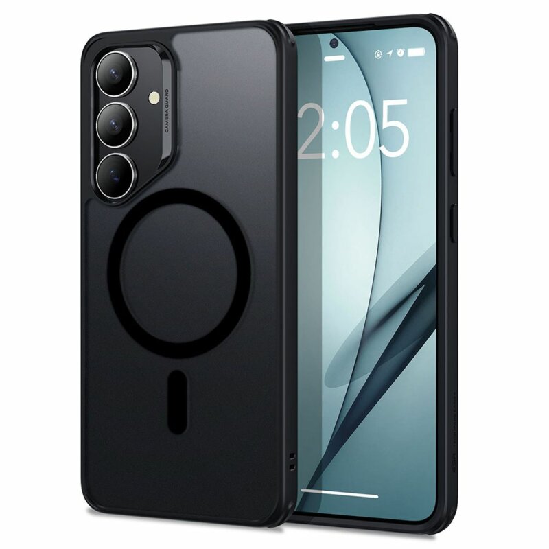 Husa Samsung Galaxy S25 Plus ESR Classic Hybrid HaloLock, negru frost