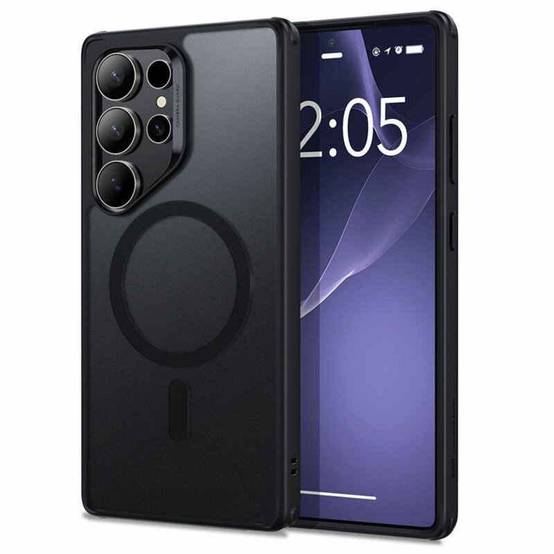 Husa Samsung Galaxy S25 Ultra ESR Classic Hybrid HaloLock, negru frost