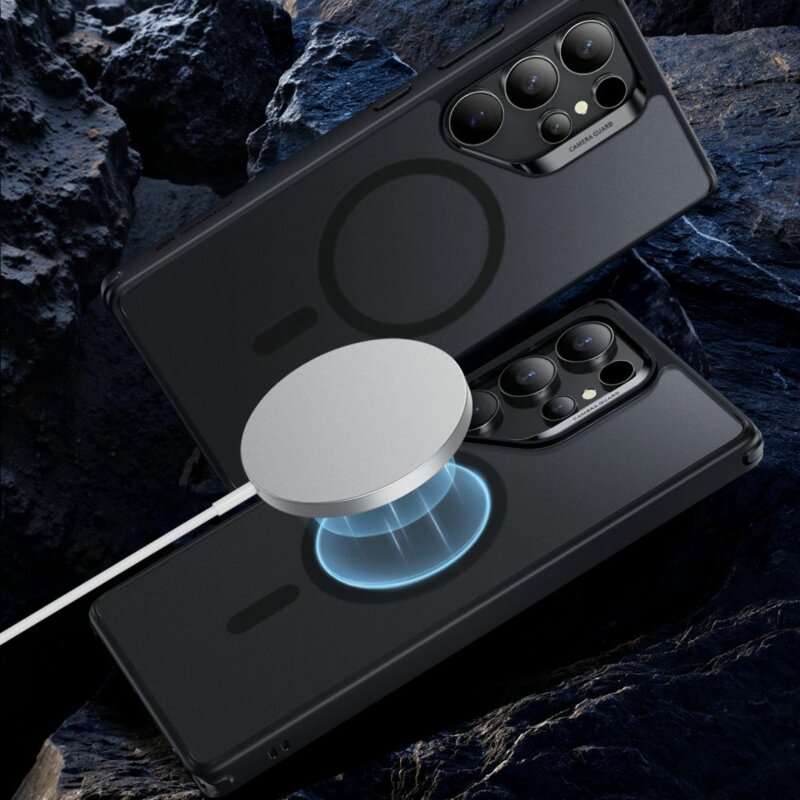 Husa Samsung Galaxy S25 Ultra ESR Classic Hybrid HaloLock, negru frost