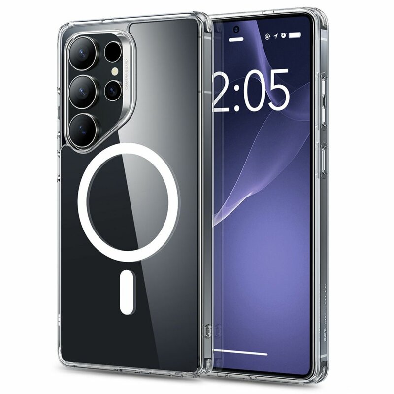 Husa Samsung Galaxy S25 Ultra ESR Classic Hybrid HaloLock, transparenta