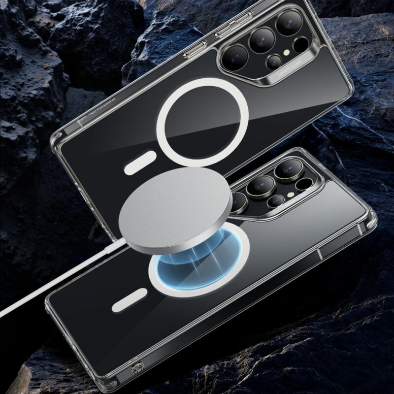 Husa Samsung Galaxy S25 Ultra ESR Classic Hybrid HaloLock, transparenta