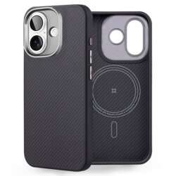 Husa iPhone 16 Plus Edizard Pro MagSafe Case, negru