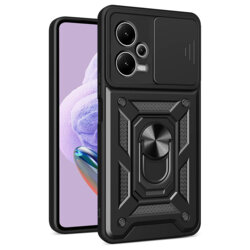 Husa Xiaomi Redmi Note 12 Pro+ protectie camera Techsuit CamShield Series, negru