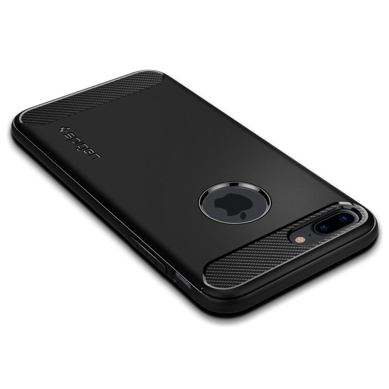 Husa Iphone 7 Plus Spigen Rugged Armor - Black