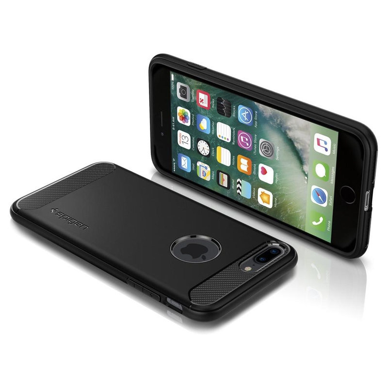 Husa Iphone 7 Plus Spigen Rugged Armor - Black