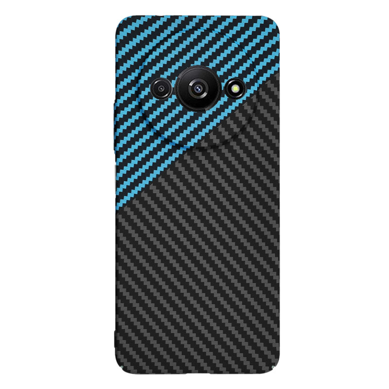 Husa Xiaomi Redmi A3x Techsuit Carbonite FiberShell, bleu