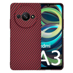 Husa Xiaomi Redmi A3x Techsuit Carbonite FiberShell, rosu