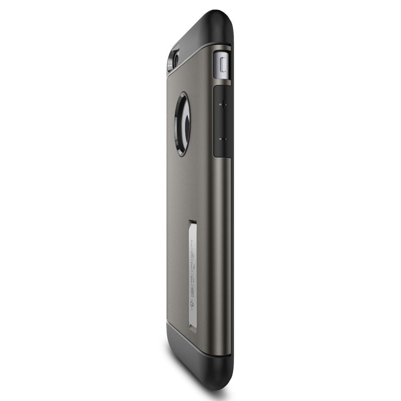 Husa iPhone 6, 6S Spigen Slim Armor, gri
