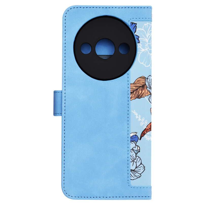 Husa personalizata fete Xiaomi Redmi A3x Techsuit FlipCraft, bleu
