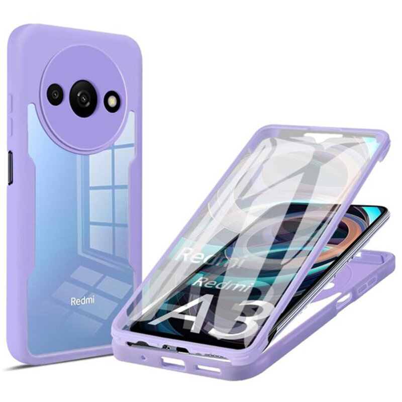Husa 360° Xiaomi Redmi A3x Techsuit ColorVerse, mov