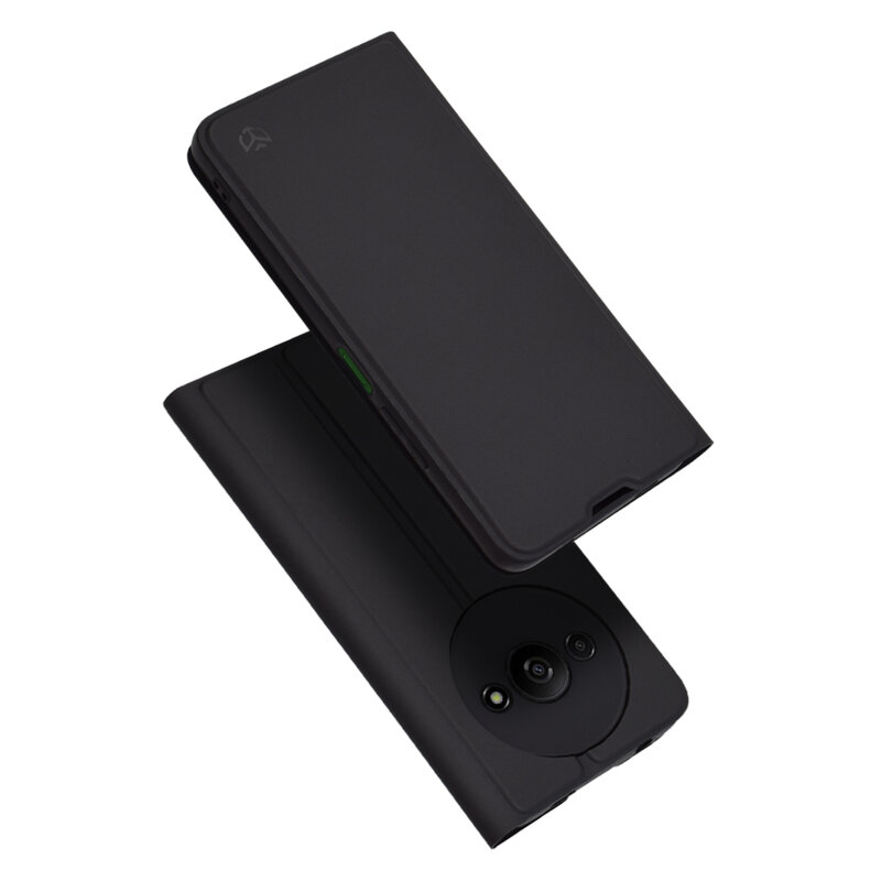 Husa Xiaomi Redmi A3x Techsuit Magskin Book, negru