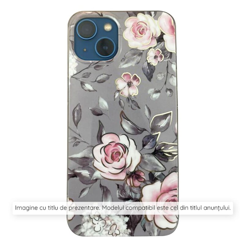 Husa Xiaomi Redmi A3x Techsuit Marble, Bloom of Ruth Gray