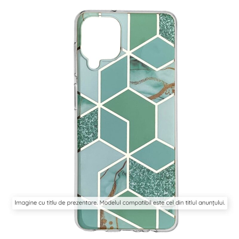 Husa Xiaomi Redmi A3x Techsuit Marble, Green Hex