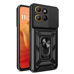 Husa Motorola Moto G15 Power protectie camera Techsuit CamShield Series, negru