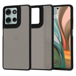 Husa Motorola Moto G75 Techsuit HaloFrost Series, negru