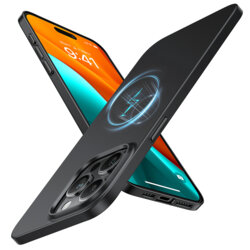 Husa iPhone 15 Pro Max Torras OriginFit-Mag Series, negru