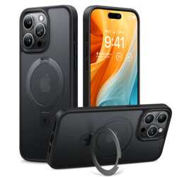 Husa iPhone 15 Pro Max Torras Ostand Series, negru