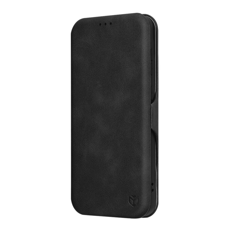 Husa 360° Samsung Galaxy A56 5G Techsuit Safe Wallet Plus, negru