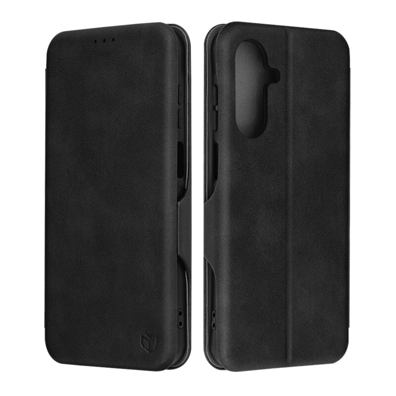 Husa 360° Samsung Galaxy A26 5G Techsuit Safe Wallet Plus, negru