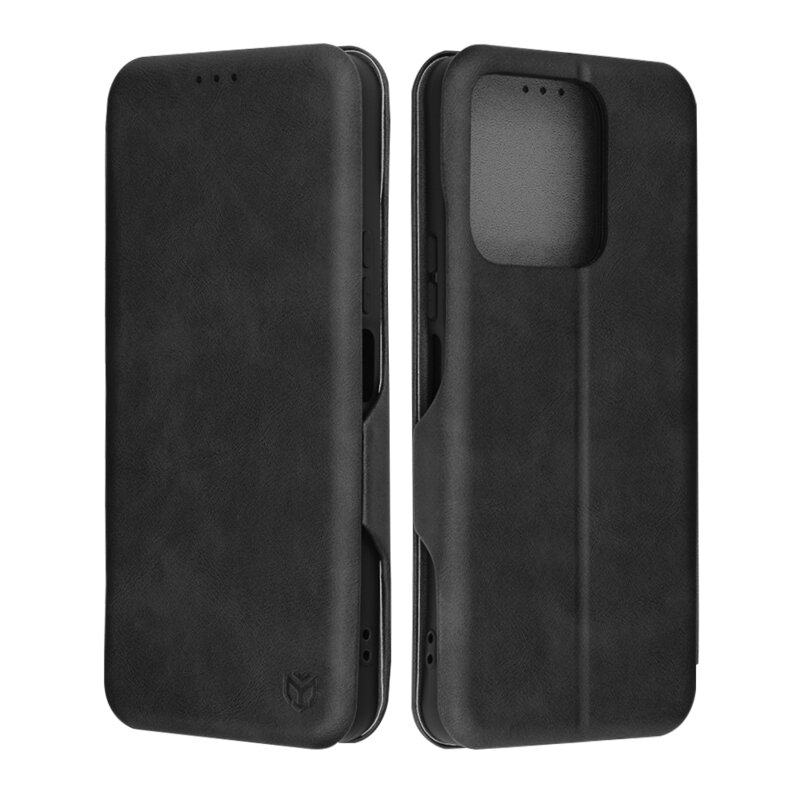 Husa 360° Honor X5b Techsuit Safe Wallet Plus, negru