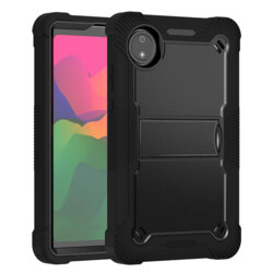 [Pachet 360°] Husa + folie sticla Xiaomi Redmi Pad SE 4G Techsuit Rugged TabShell, negru