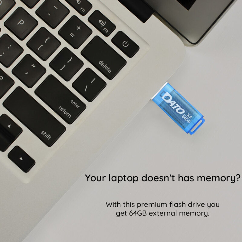 Stick USB, memorie externa 64GB Dato, 30MB/s, DB8002U3B-64GB