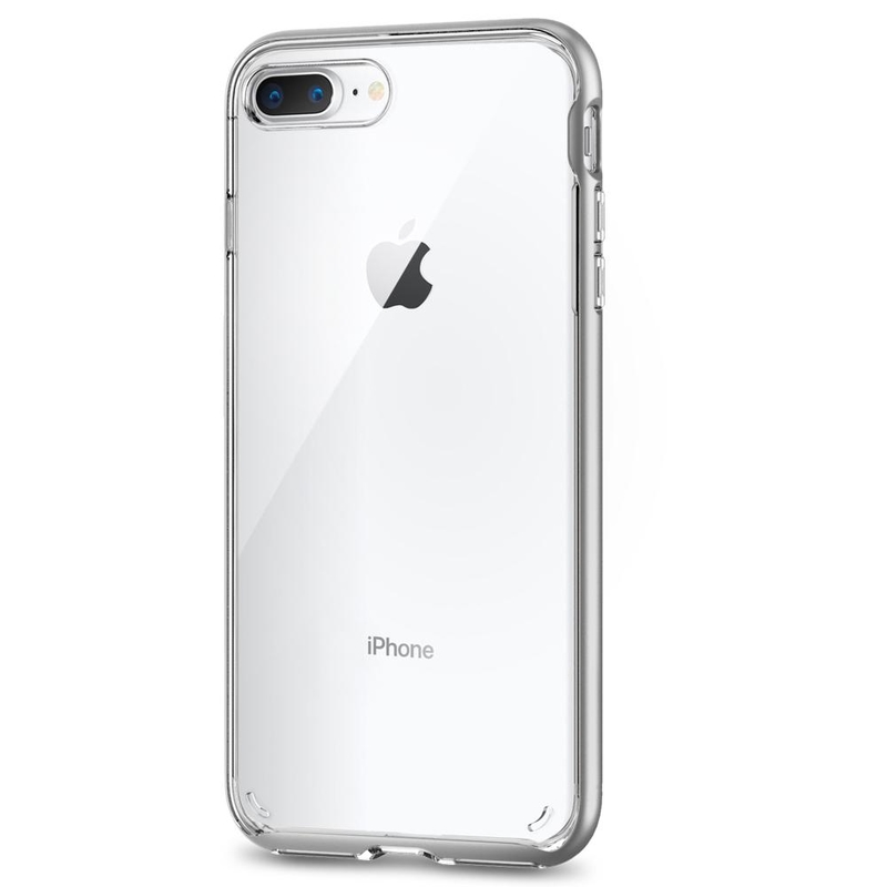 Bumper Spigen iPhone 8 Plus Neo Hybrid Crystal 2 - Satin Silver